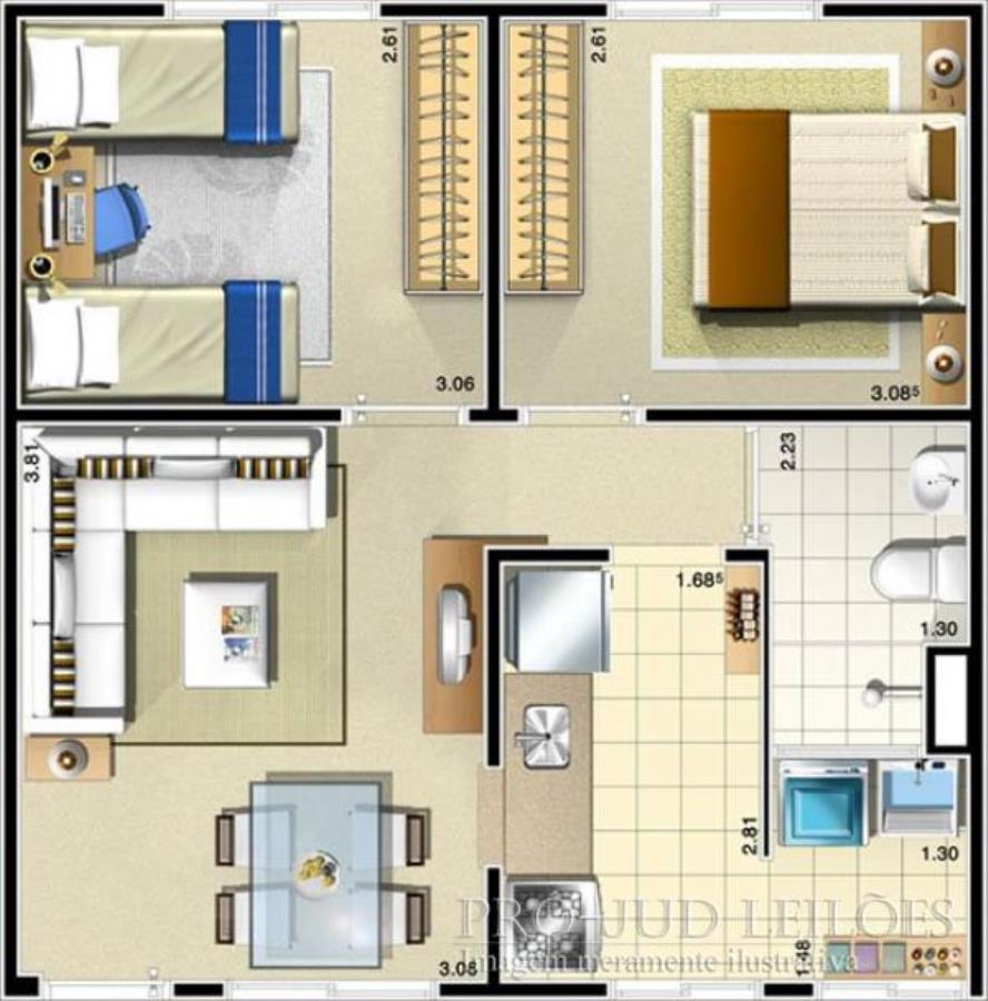 GUAIANAZES - RESERVA DOM JOÃO NERY GUAIANAZES - APTO. 2 DORM. - 43 M² ÚTEIS, localizado em São Paulo - SP