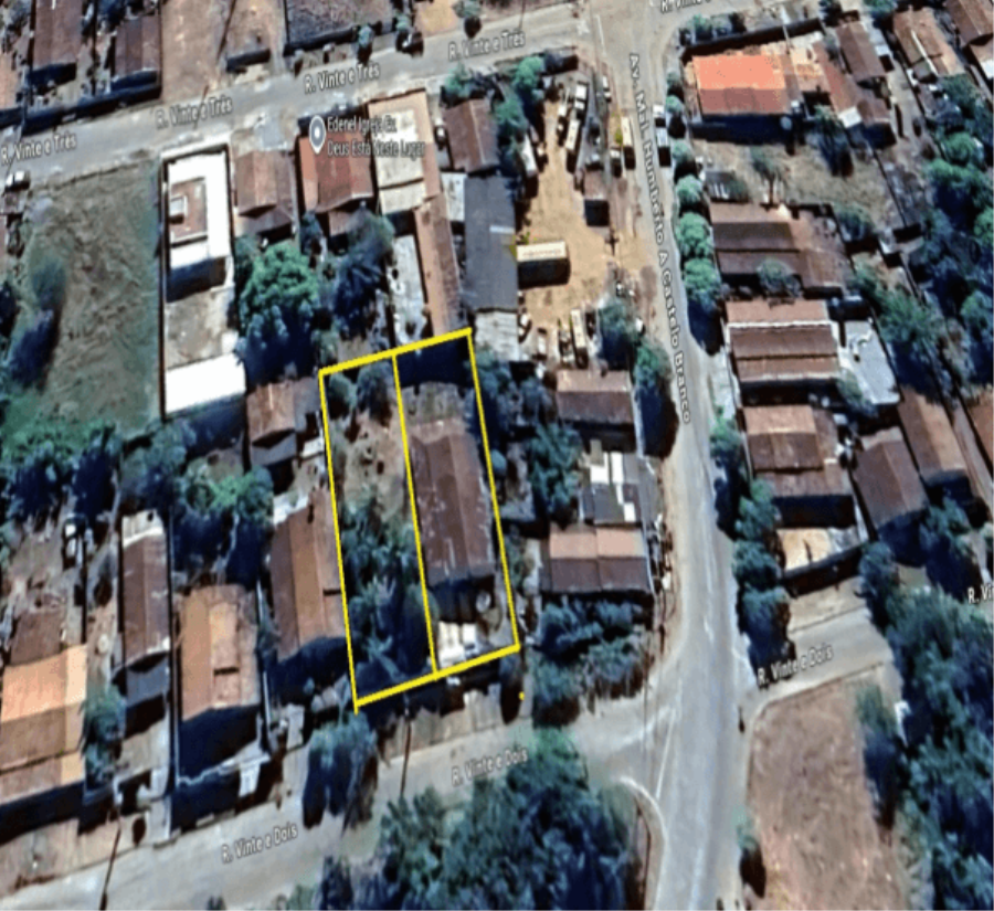 FORMOSO/GO- LOTE DE TERRENO DE 600M² COM CASA C/04 CÔMODOS FORMOSO/GO- 02 LOTES DE TERRENO DE 600M² - 01 COM CASA, localizado em Formoso - GO